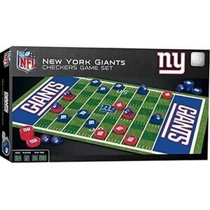 NFL New‎ York Giants Checkers Game Set Masterpieces